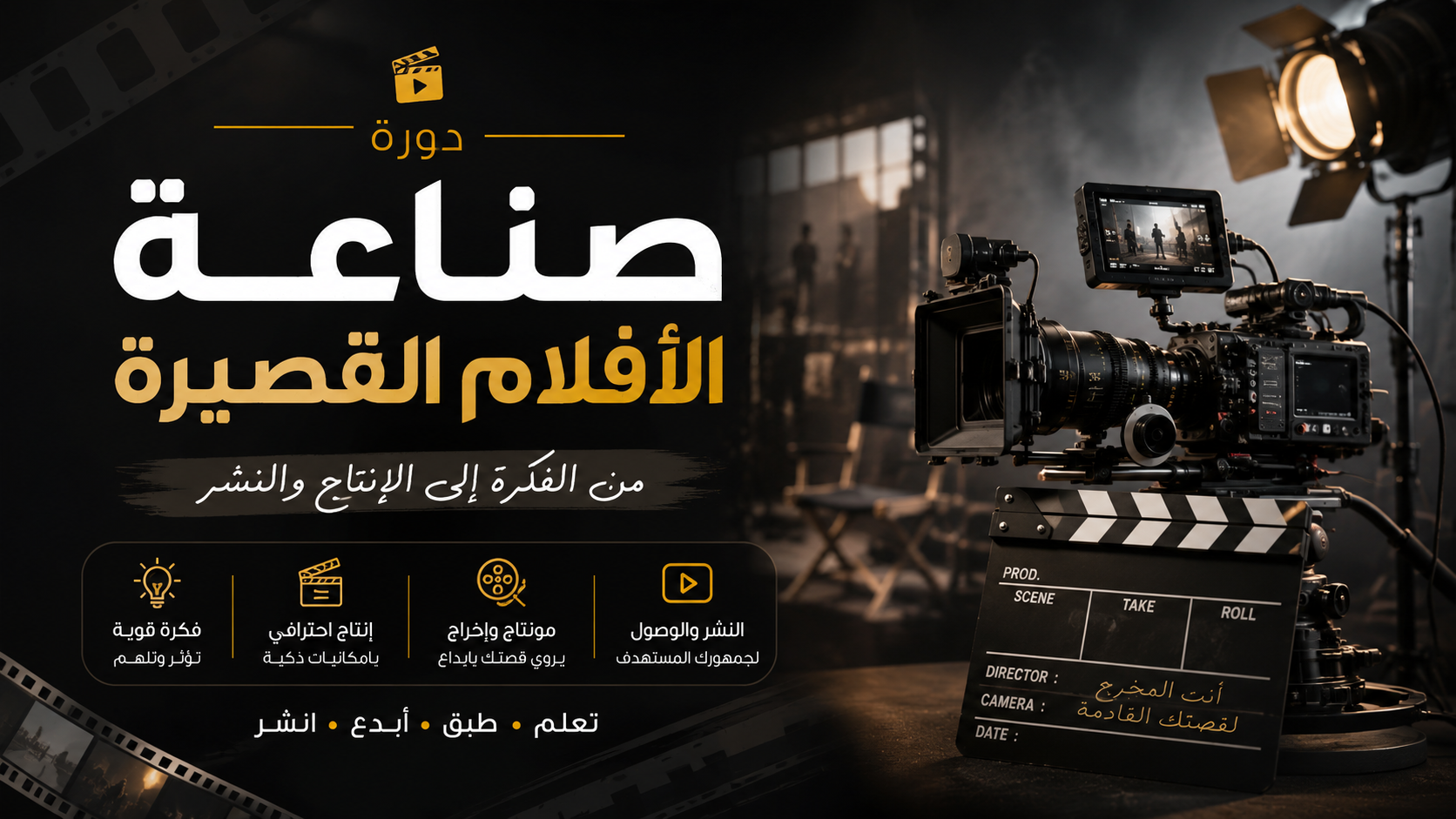 دورة صناعة الأفلام القصيرة